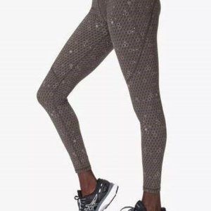 Sweaty Betty Power 7/8 Length Reflective Workout Stretch  Leggings in Geome - S